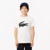 Oversized-Tennis-T-Shirt aus technischer Baumwolle für Kinder