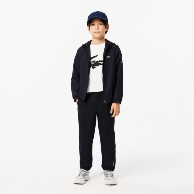 Oversized-Tennis-T-Shirt aus technischer Baumwolle für Kinder