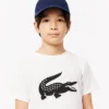 Oversized-Tennis-T-Shirt aus technischer Baumwolle für Kinder