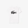 Oversized-Tennis-T-Shirt aus technischer Baumwolle für Kinder