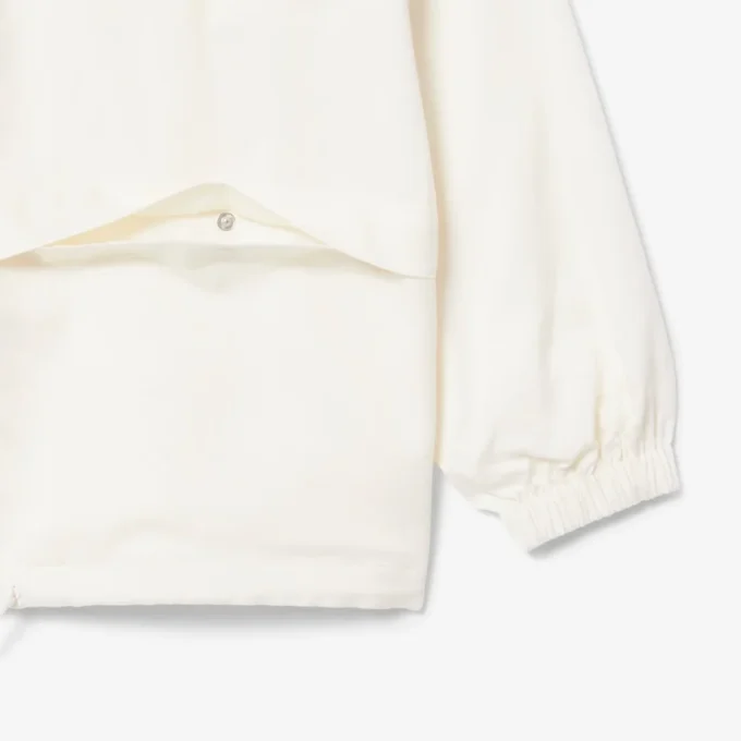 Oversized-Trainingsjacke aus Leinen-Blend