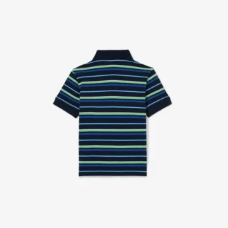 Petit Piqué-Poloshirt mit Kontraststreifen