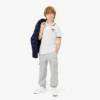 Petit Piqua Polo für Jungen mit gestreiftem Kragen