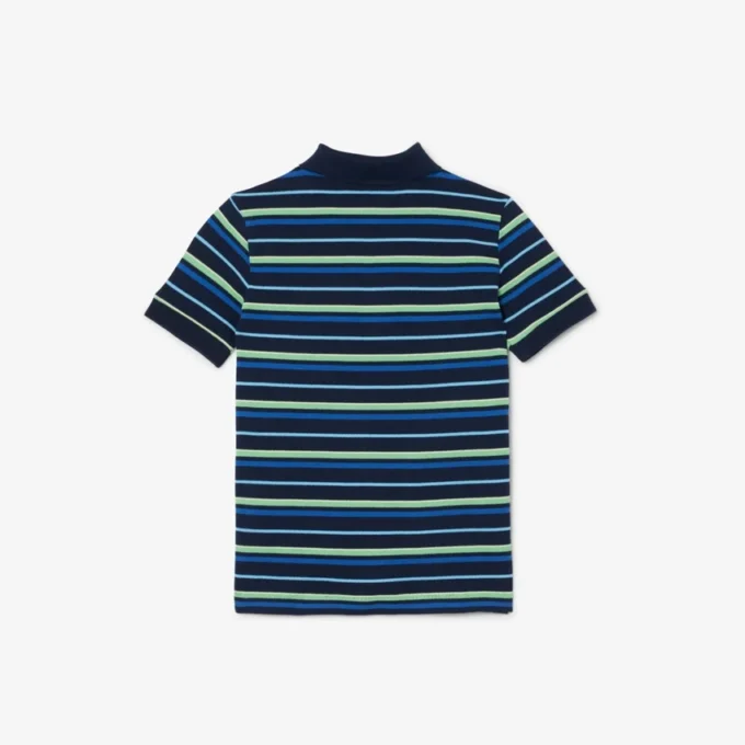 Petit Piqua Poloshirt für Jungen mit Kontraststreifen
