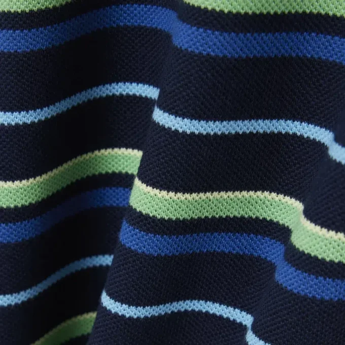 Petit Piqua Poloshirt für Jungen mit Kontraststreifen