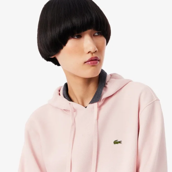 Piqué-Hoodie für Damen