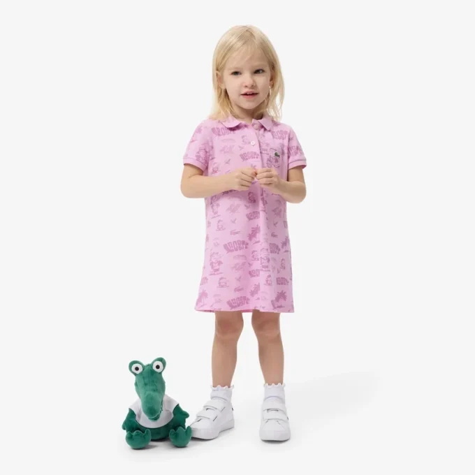 Piqua-Polo-Kleid mit Print