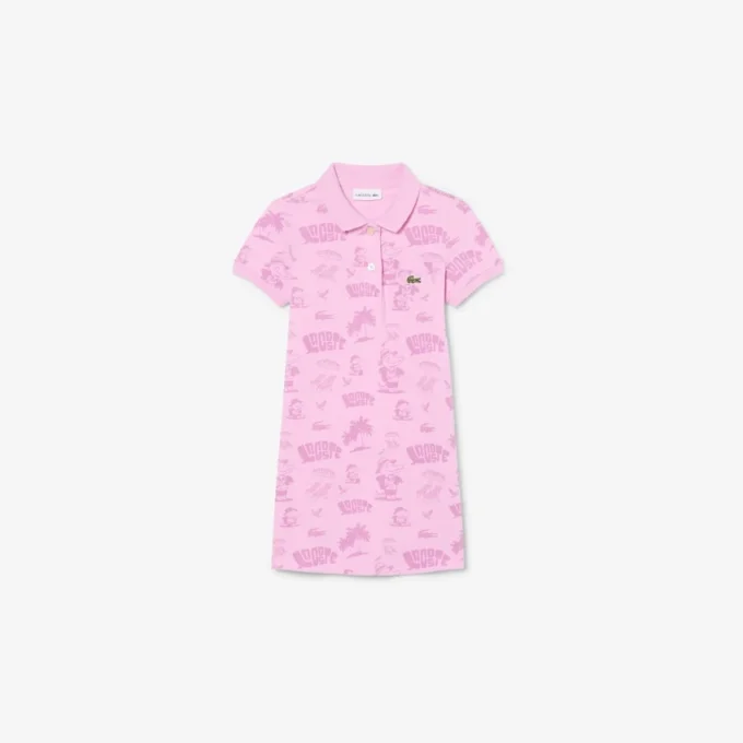 Piqua-Polo-Kleid mit Print