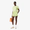 Plissierte Baumwollshorts