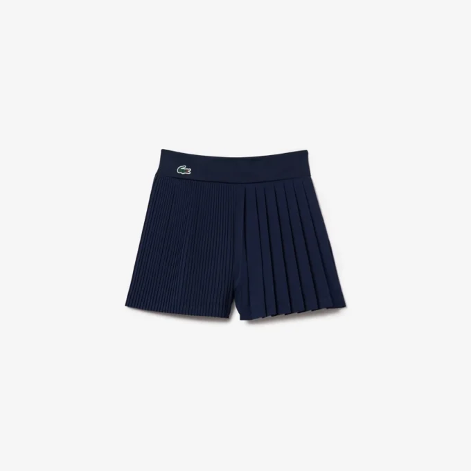 Plissierte, gefütterte Tennisshorts für Damen