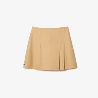 Plissierter Baumwollrock für Damen