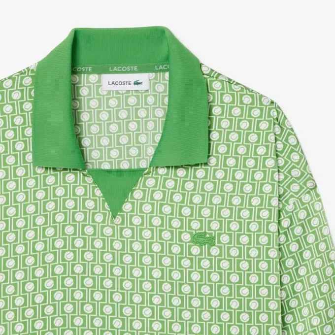 Polo-Kleid aus plissiertem Satin