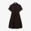 Polo-Kleid aus Wollmischung mit Plissee