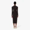 Polo-Kleid mit gesticktem Emblem und schmaler Passform