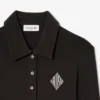 Polo-Kleid mit gesticktem Emblem und schmaler Passform