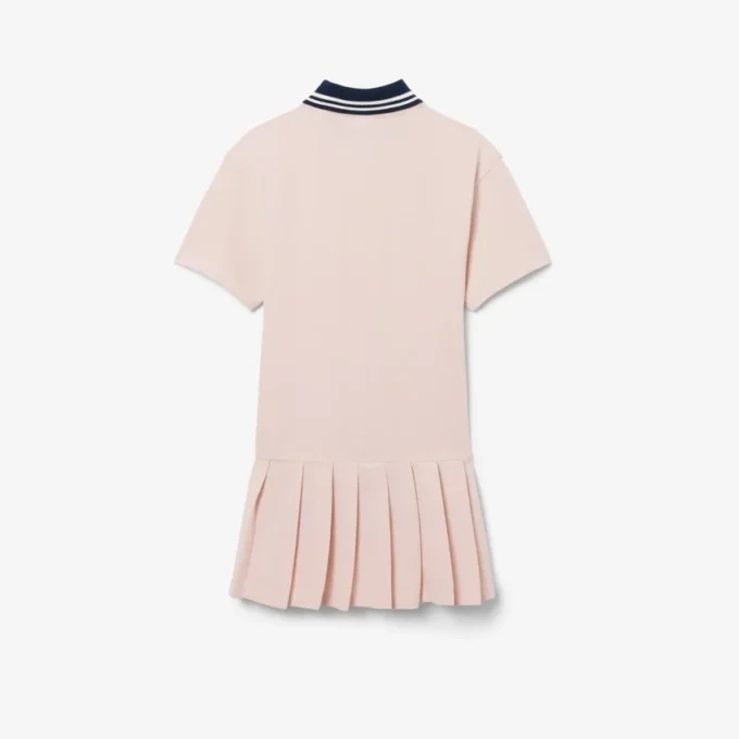 Polo-Kleid mit Plisseerock
