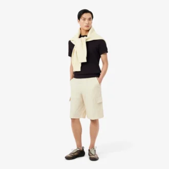 Polohemd aus Baumwolljacquard mit Regular Fit