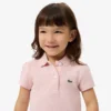 Polohemd für Mädchen mit gewelltem Kragen