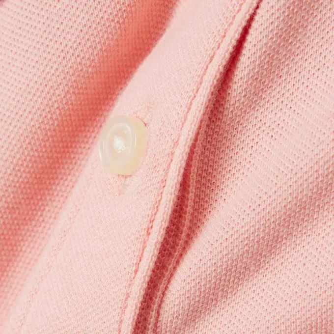 Polohemd für Mädchen mit gewelltem Kragen