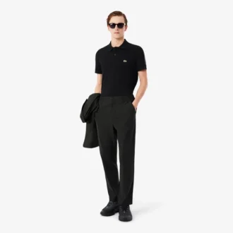 Polohemd mit Logo-Streifen in Regular Fit