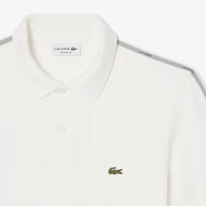 Polohemd mit Logo-Streifen in Regular Fit