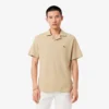 Poloshirts aus Baumwolle und Leinen in klassischer Passform