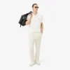 Poloshirts aus Baumwolle und Leinen in klassischer Passform