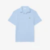 Poloshirts aus Baumwolle und Leinen in klassischer Passform