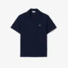 Poloshirts aus Baumwolle und Leinen in klassischer Passform