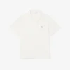 Poloshirts aus Baumwolle und Leinen in klassischer Passform