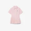Popeline-Plisseerock-Shirtkleid