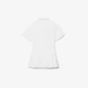 Popeline-Plisseerock-Shirtkleid