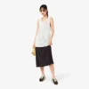Rückenfreies Maxikleid mit Trägern