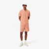Regular-Fit-Shorts aus gestreifter Baumwolle