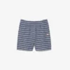 Regular-Fit-Shorts aus gestreifter Baumwolle