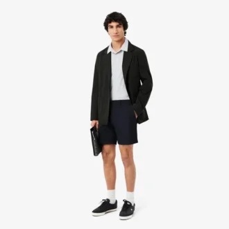 Regular Fit Stretch-Baumwoll-Chino-Bermudashorts