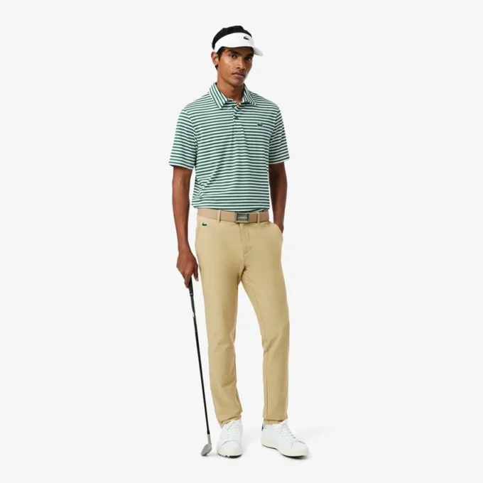 Regular Fit Ultra Dry gestreiftes Golf-Poloshirt