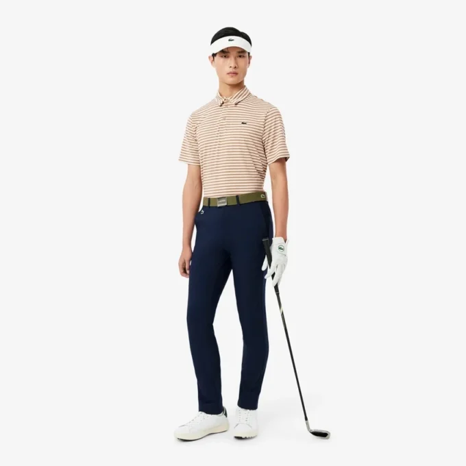 Regular Fit Ultra Dry gestreiftes Golf-Poloshirt