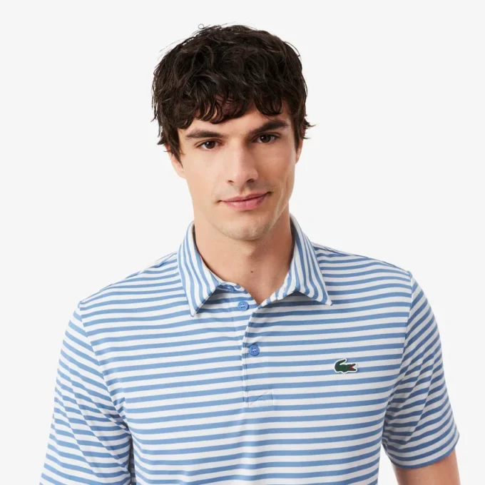 Regular Fit Ultra Dry gestreiftes Golf-Poloshirt