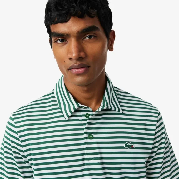Regular Fit Ultra Dry gestreiftes Golf-Poloshirt