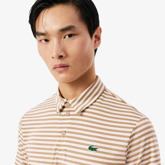 Regular Fit Ultra Dry gestreiftes Golf-Poloshirt