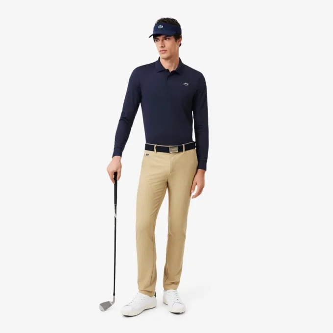 Regular Fit Ultra Dry Langarm-Golf-Poloshirt