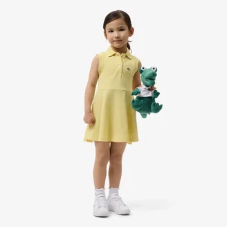 Ärmelloses Stretch-Piqué-Kleid