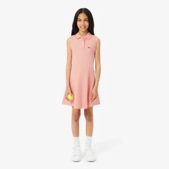 Ärmelloses Stretch-Piqué-Kleid