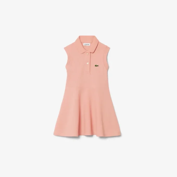 Ärmelloses Stretch-Piqué-Kleid