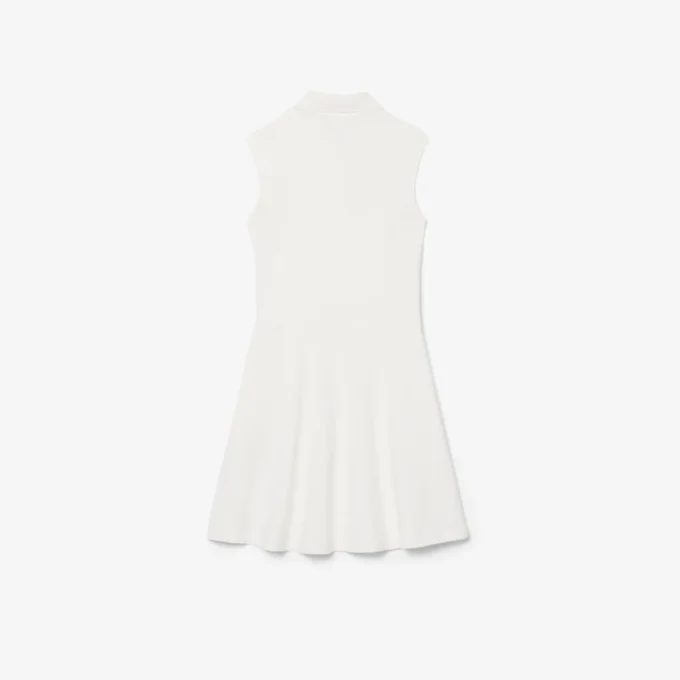 Ärmelloses Stretch-Piqué-Kleid