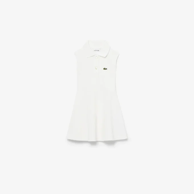 Ärmelloses Stretch-Piqué-Kleid