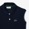 Ärmelloses Stretch-Piqué-Polokleid für Kinder
