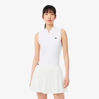 Ärmelloses Ultra Dry Stretch Tennis-Poloshirt