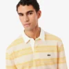 Rugby-Poloshirt mit Streifen im Relaxed Fit